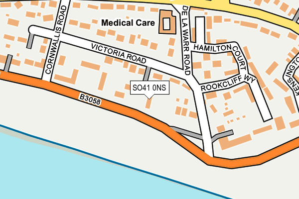 SO41 0NS map - OS OpenMap – Local (Ordnance Survey)