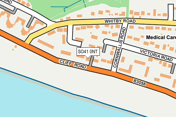 SO41 0NT map - OS OpenMap – Local (Ordnance Survey)