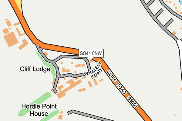 SO41 0NW map - OS OpenMap – Local (Ordnance Survey)