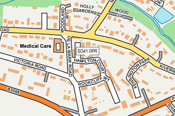SO41 0PR map - OS OpenMap – Local (Ordnance Survey)