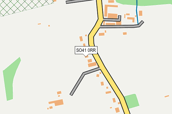 SO41 0RR map - OS OpenMap – Local (Ordnance Survey)