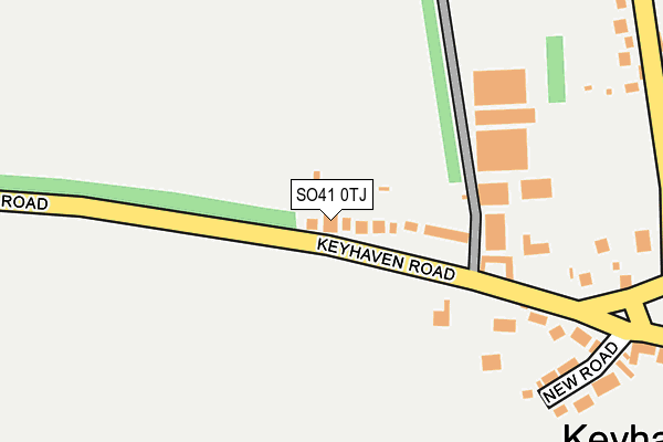 SO41 0TJ map - OS OpenMap – Local (Ordnance Survey)