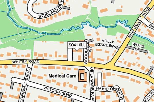 SO41 0UJ map - OS OpenMap – Local (Ordnance Survey)