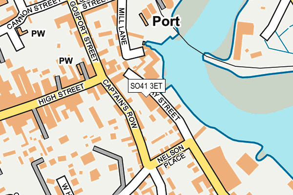 SO41 3ET map - OS OpenMap – Local (Ordnance Survey)