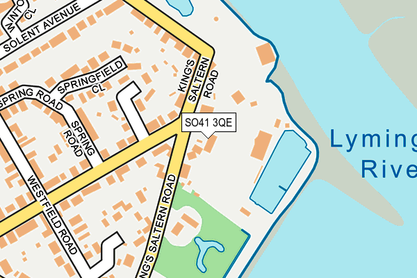 SO41 3QE map - OS OpenMap – Local (Ordnance Survey)