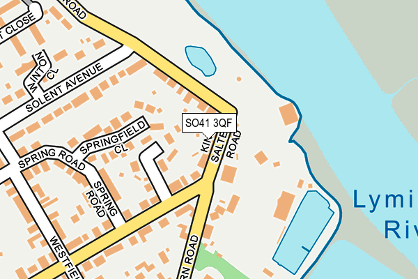 SO41 3QF map - OS OpenMap – Local (Ordnance Survey)