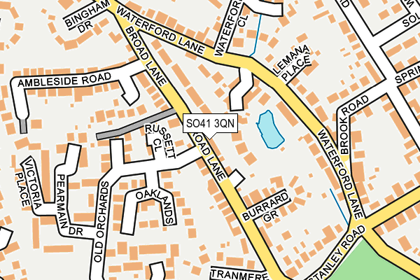 SO41 3QN map - OS OpenMap – Local (Ordnance Survey)