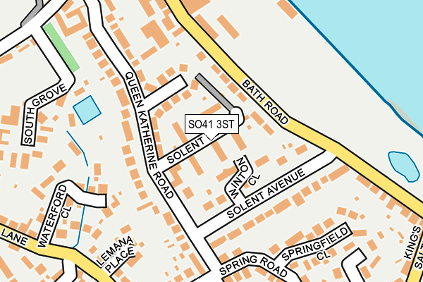 SO41 3ST map - OS OpenMap – Local (Ordnance Survey)