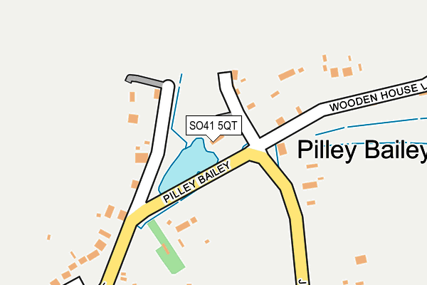 SO41 5QT map - OS OpenMap – Local (Ordnance Survey)