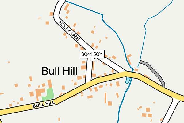 SO41 5QY map - OS OpenMap – Local (Ordnance Survey)