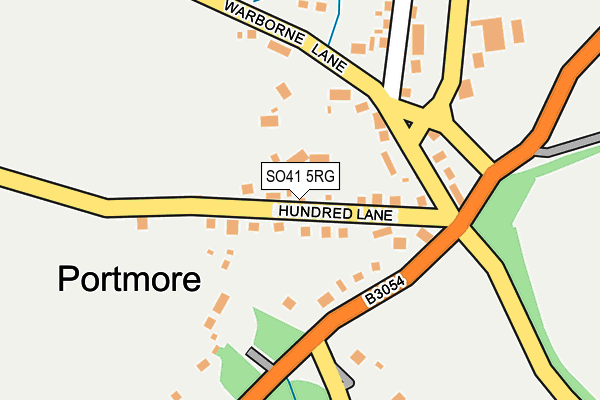 SO41 5RG map - OS OpenMap – Local (Ordnance Survey)