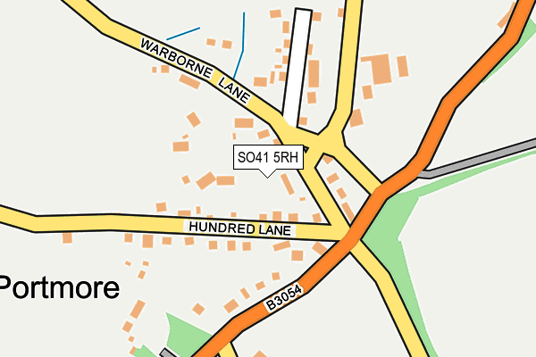 SO41 5RH map - OS OpenMap – Local (Ordnance Survey)