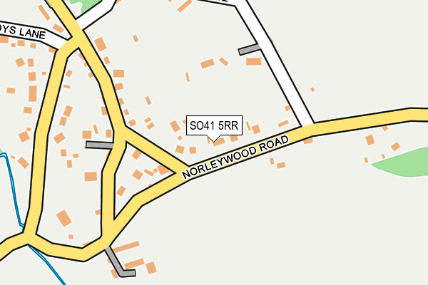 SO41 5RR map - OS OpenMap – Local (Ordnance Survey)
