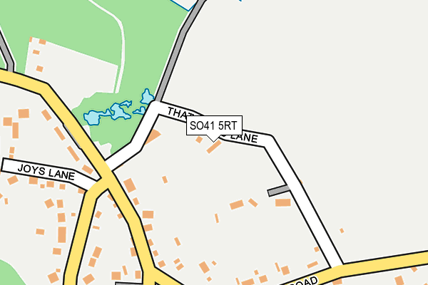 SO41 5RT map - OS OpenMap – Local (Ordnance Survey)