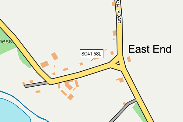 SO41 5SL map - OS OpenMap – Local (Ordnance Survey)