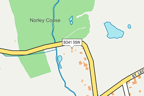 SO41 5SW map - OS OpenMap – Local (Ordnance Survey)