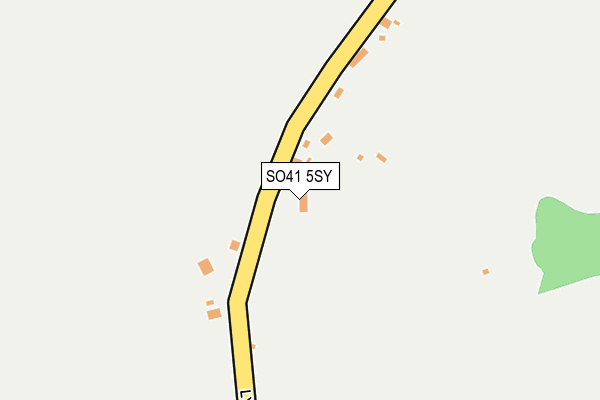 SO41 5SY map - OS OpenMap – Local (Ordnance Survey)