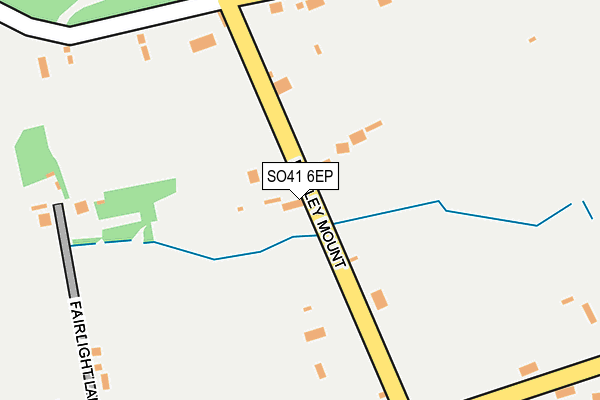 SO41 6EP map - OS OpenMap – Local (Ordnance Survey)