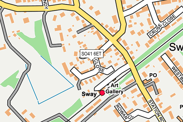 SO41 6ET map - OS OpenMap – Local (Ordnance Survey)