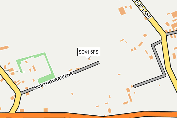 SO41 6FS map - OS OpenMap – Local (Ordnance Survey)