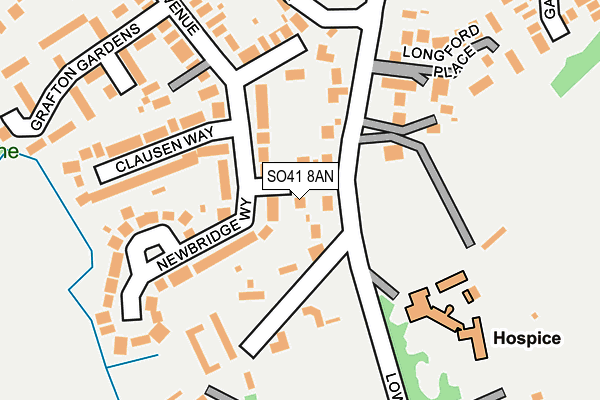 Map of HAWKFIELDHOMES (SOUTH) LTD at local scale