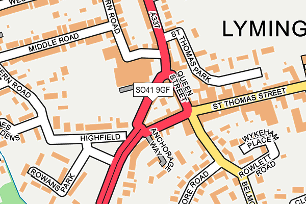Map of LAET STAYS LTD at local scale
