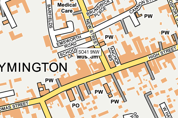 Map of LASTMINUTE PERSONNEL LIMITED at local scale