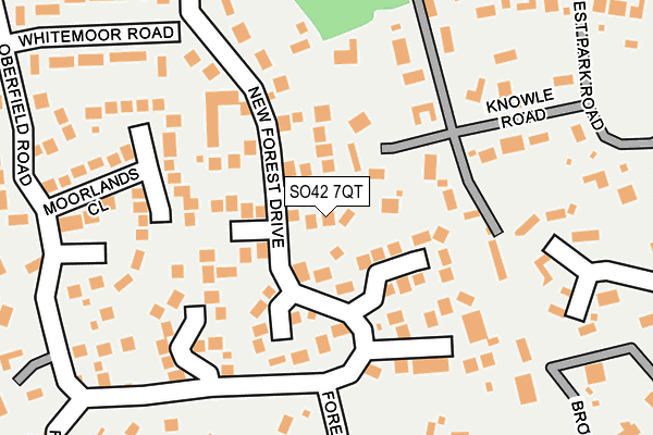 SO42 7QT map - OS OpenMap – Local (Ordnance Survey)