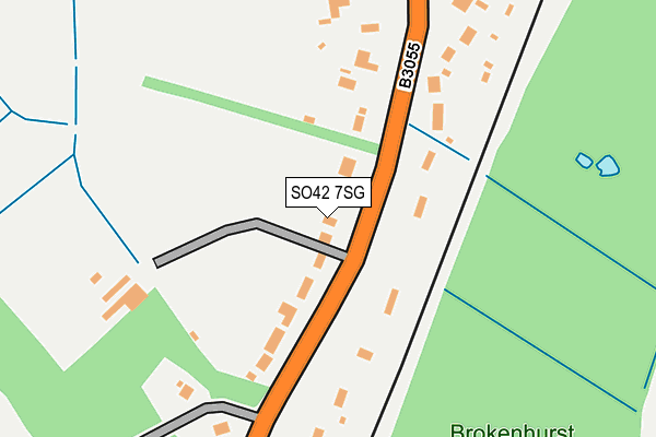 SO42 7SG map - OS OpenMap – Local (Ordnance Survey)