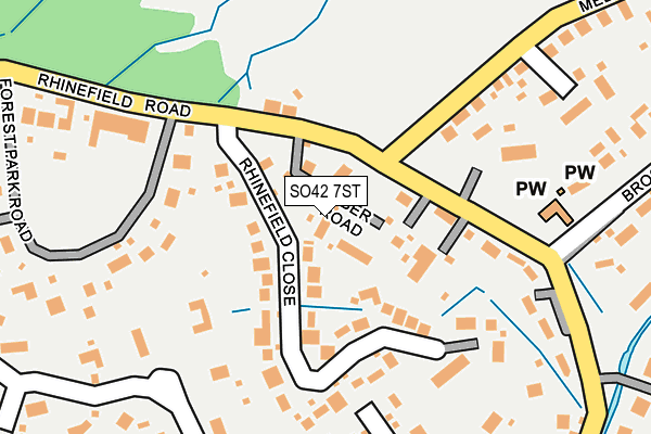 Map of PRIDELAND LIMITED at local scale