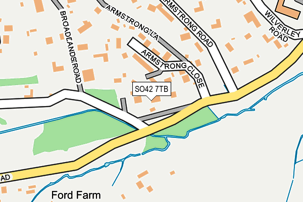 Map of VAIL HOMES LTD at local scale