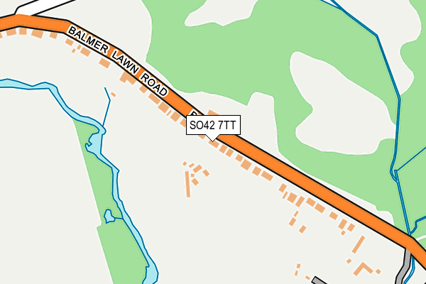 SO42 7TT map - OS OpenMap – Local (Ordnance Survey)