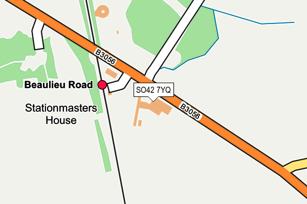 SO42 7YQ map - OS OpenMap – Local (Ordnance Survey)