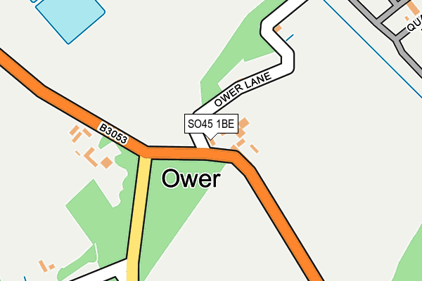 SO45 1BE map - OS OpenMap – Local (Ordnance Survey)