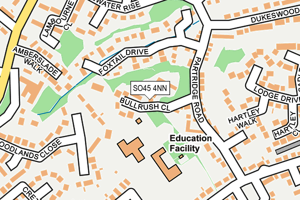 SO45 4NN map - OS OpenMap – Local (Ordnance Survey)