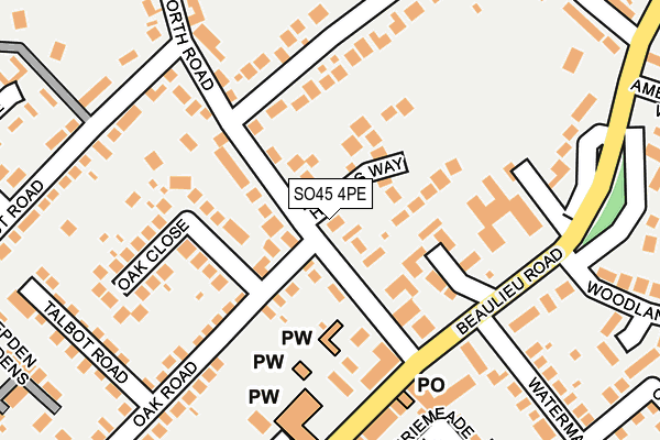 Map of NEWBOLDS DEVELOPMENT LTD at local scale