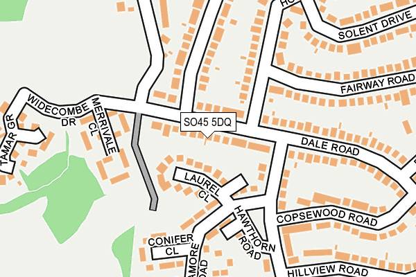 Map of MOCKINGJAY LTD at local scale