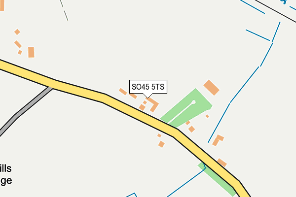 SO45 5TS map - OS OpenMap – Local (Ordnance Survey)