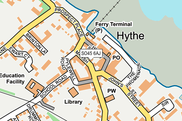 Map of MOUNT HYTHE RESIDENTS ASSOCIATION LIMITED(THE) at local scale
