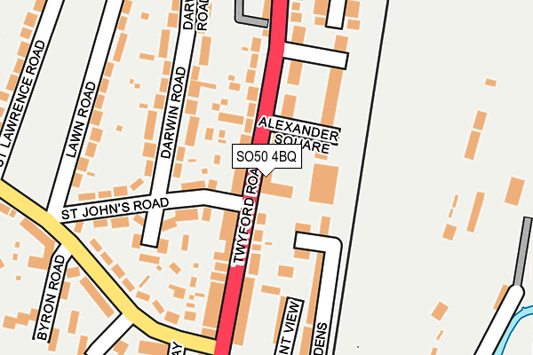 SO50 4BQ map - OS OpenMap – Local (Ordnance Survey)