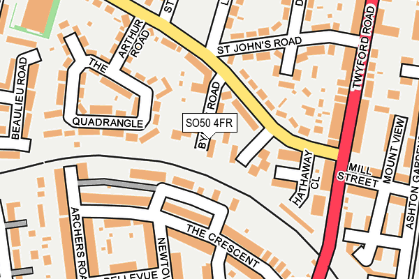 SO50 4FR map - OS OpenMap – Local (Ordnance Survey)