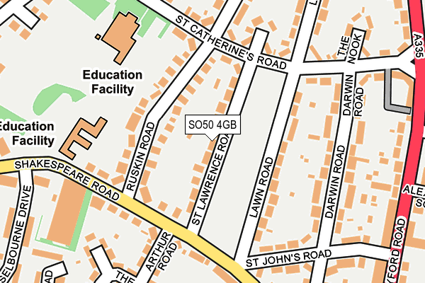 SO50 4GB map - OS OpenMap – Local (Ordnance Survey)