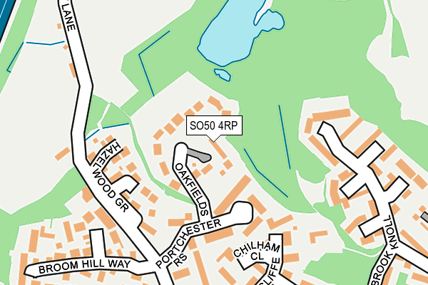 SO50 4RP map - OS OpenMap – Local (Ordnance Survey)