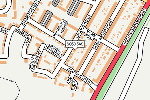 SO50 5AS map - OS OpenMap – Local (Ordnance Survey)