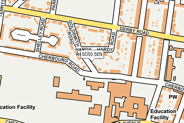 SO50 5EN map - OS OpenMap – Local (Ordnance Survey)