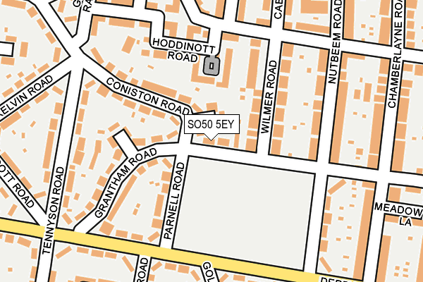 SO50 5EY map - OS OpenMap – Local (Ordnance Survey)