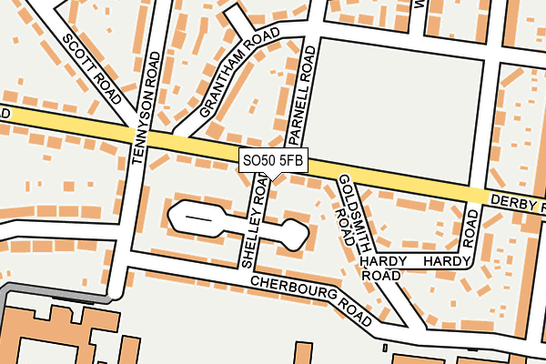SO50 5FB map - OS OpenMap – Local (Ordnance Survey)