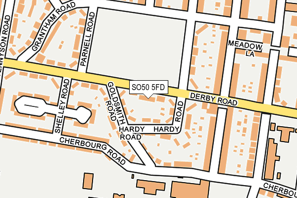 SO50 5FD map - OS OpenMap – Local (Ordnance Survey)