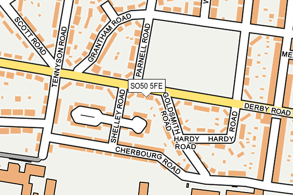 SO50 5FE map - OS OpenMap – Local (Ordnance Survey)