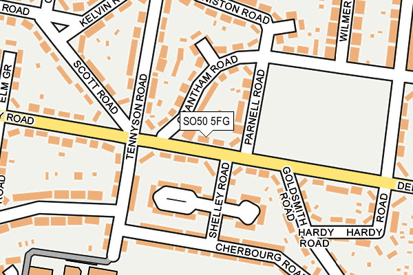 SO50 5FG map - OS OpenMap – Local (Ordnance Survey)
